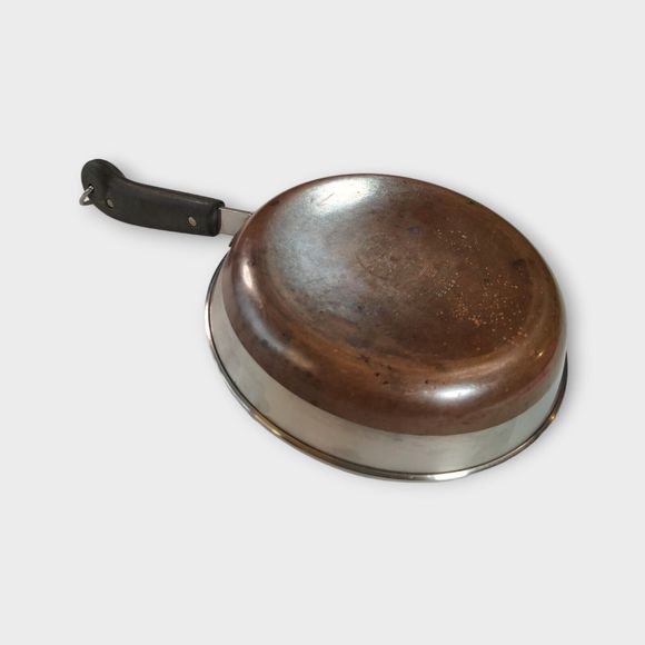 Vintage Revere Ware Copper Bottom 8" Skillet 2363973 - Picture 6 of 7